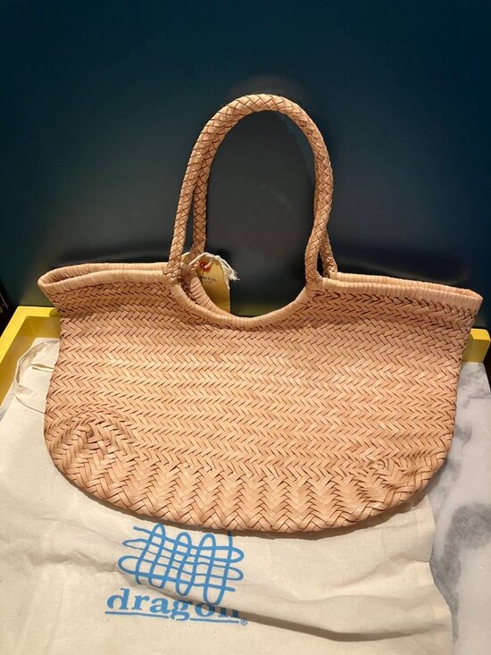 Dragon Diffusion Handbags - Dragon Diffusion Nantucket Big Woven Leather Tote